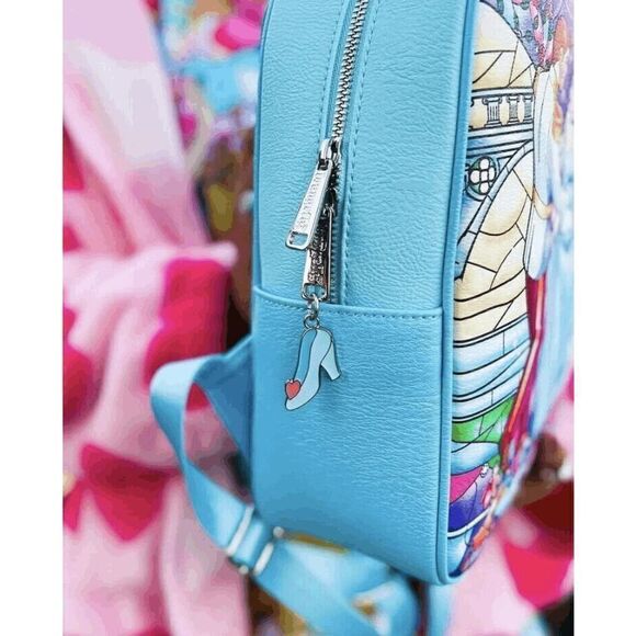 Loungefly Disney Cinderella Stained Glass Mini Backpack